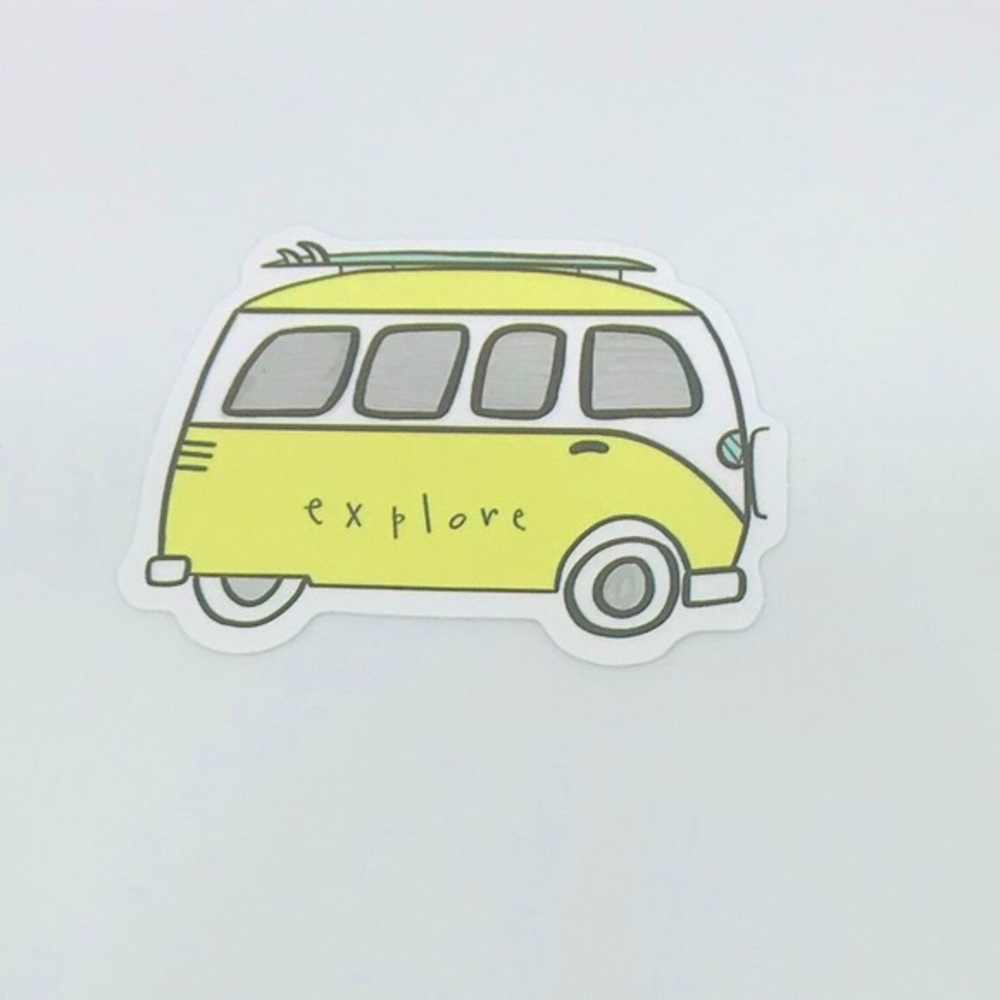 Explore Van Zen Adventure Single Decor Waterproof Accent Sticker